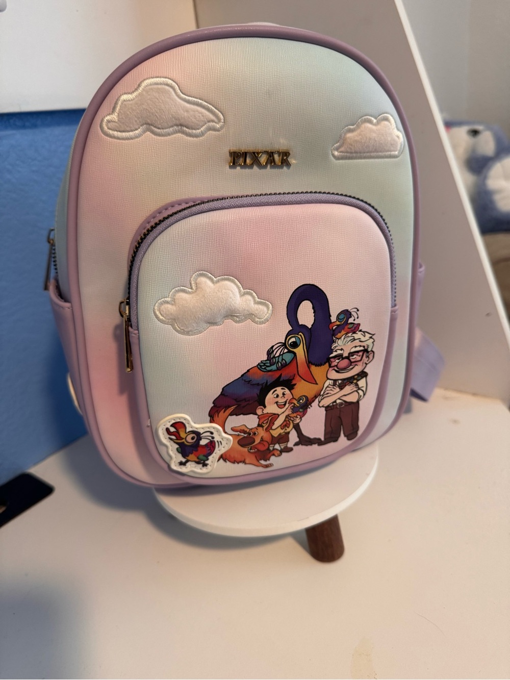 Pixar Pastel Gradient Mini Backpack - Pink & Lavender Disneys UP